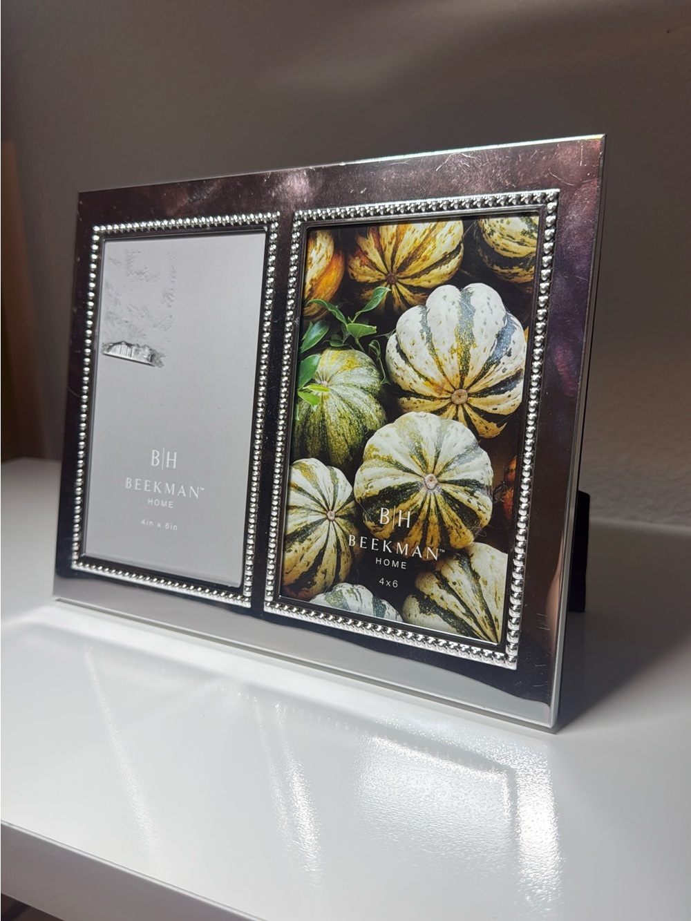 Double Picture Frame - Silver - Picture 2 of 3